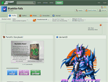 Tablet Screenshot of bluekite-falls.deviantart.com