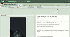 Desktop Screenshot of jabberwockychamber17.deviantart.com
