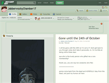 Tablet Screenshot of jabberwockychamber17.deviantart.com