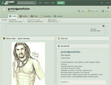 Tablet Screenshot of gcmindgamefiction.deviantart.com
