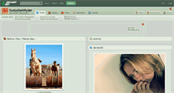 Desktop Screenshot of dustysdarkryder.deviantart.com