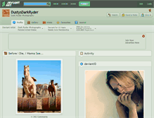 Tablet Screenshot of dustysdarkryder.deviantart.com