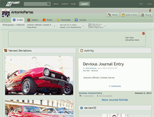 Tablet Screenshot of antonioparras.deviantart.com