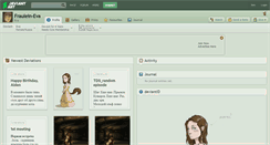 Desktop Screenshot of fraulein-eva.deviantart.com
