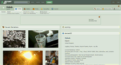 Desktop Screenshot of hobob.deviantart.com