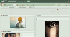 Desktop Screenshot of j4d3.deviantart.com