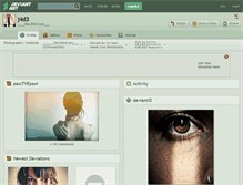 Tablet Screenshot of j4d3.deviantart.com