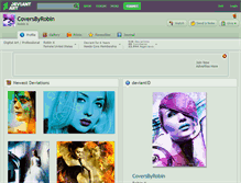 Tablet Screenshot of coversbyrobin.deviantart.com