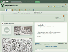 Tablet Screenshot of kawaii-kami-chan.deviantart.com