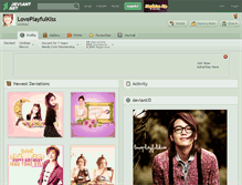 Tablet Screenshot of loveplayfulkiss.deviantart.com