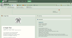 Desktop Screenshot of mysterria.deviantart.com