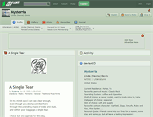 Tablet Screenshot of mysterria.deviantart.com