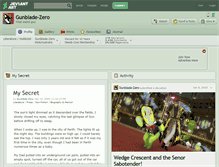 Tablet Screenshot of gunblade-zero.deviantart.com