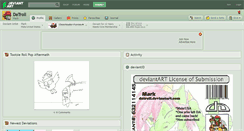 Desktop Screenshot of datroll.deviantart.com