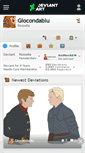 Mobile Screenshot of giocondablu.deviantart.com