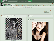 Tablet Screenshot of nikky-viix.deviantart.com