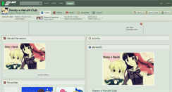 Desktop Screenshot of honey-x-haruhi-club.deviantart.com