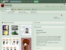Tablet Screenshot of ember324.deviantart.com