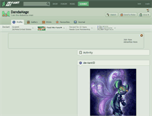 Tablet Screenshot of dandamage.deviantart.com