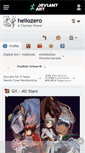 Mobile Screenshot of heliozero.deviantart.com