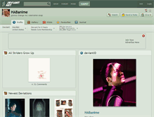 Tablet Screenshot of habanime.deviantart.com