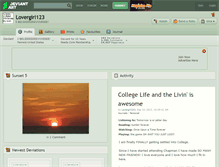Tablet Screenshot of lovergirl123.deviantart.com