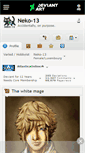 Mobile Screenshot of neko-13.deviantart.com