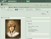 Tablet Screenshot of neko-13.deviantart.com