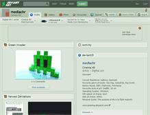 Tablet Screenshot of mediachr.deviantart.com