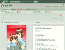 Tablet Screenshot of iumie-echo.deviantart.com