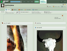 Tablet Screenshot of montroytana.deviantart.com