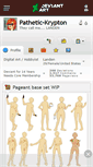Mobile Screenshot of pathetic-krypton.deviantart.com