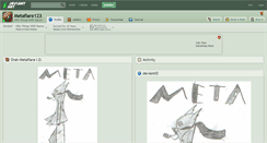 Desktop Screenshot of metaflare123.deviantart.com