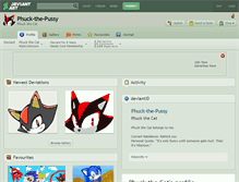 Tablet Screenshot of phuck-the-pussy.deviantart.com