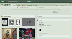 Desktop Screenshot of plaidturtle.deviantart.com