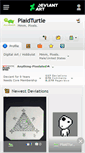 Mobile Screenshot of plaidturtle.deviantart.com