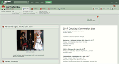 Desktop Screenshot of cattheterrible.deviantart.com