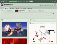 Tablet Screenshot of killzonepro194.deviantart.com