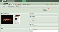 Desktop Screenshot of gaminator.deviantart.com