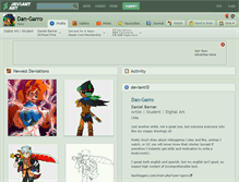 Tablet Screenshot of dan-garro.deviantart.com