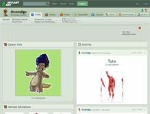Tablet Screenshot of mwendigo.deviantart.com