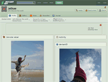 Tablet Screenshot of jal0use.deviantart.com