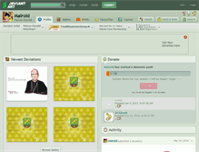 Tablet Screenshot of mairold.deviantart.com