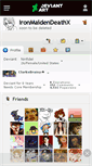 Mobile Screenshot of ironmaidendeathx.deviantart.com