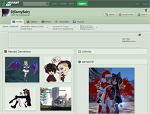 Tablet Screenshot of djsamybaby.deviantart.com