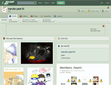 Tablet Screenshot of naruto-yaoi-fc.deviantart.com