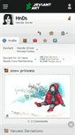 Mobile Screenshot of hnds.deviantart.com