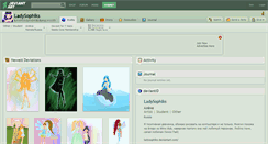 Desktop Screenshot of ladysophiks.deviantart.com