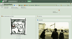 Desktop Screenshot of darknessrayne.deviantart.com
