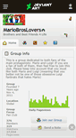 Mobile Screenshot of mariobroslovers.deviantart.com